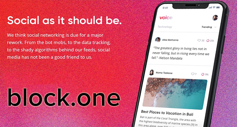 Voice โซเชียลมีเดียบล็อกเชนตัวใหม่ จะตรวจสอบข้อมูลยืนยันตัวตนของผู้ใช้งานทุกคน เพื่อให้มั่นใจว่าทุกคนมีตัวตนจริง