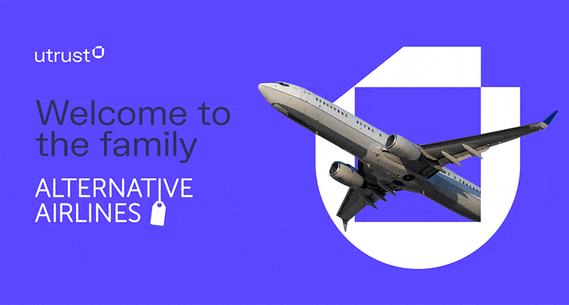 Alternative Airlines จับมือกับ Utrust ให้บริการจองเที่ยวบินด้วย Bitcoin