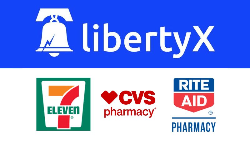 LibertyX ให้บริการซื้อขาย Bitcoin ด้วยเงินสด ได้ที่ร้าน 7-Eleven, CVS และ Rite Aid ผ่านแอพบนมือถือ