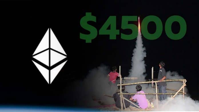 ราคา Ethereum ทำราคาสูงสุดใหม่เป็นประวัติการณ์ (ATH) แตะ $4,500 ขณะที่ Bitcoin มุ่งสู่ $64,000