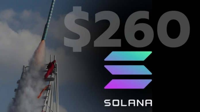 Solana (SOL) ทำสถิติสูงสุดเป็นประวัติการณ์ (ATH) อีกครั้ง ทะลุ $260 ดอลลาร์สหรัฐ