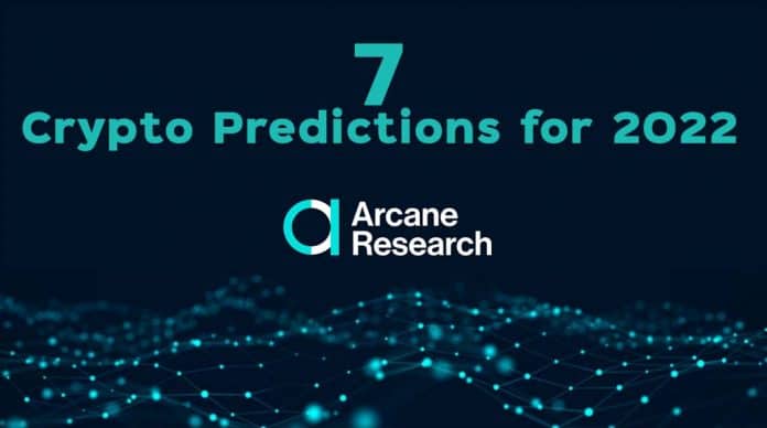 7 คำทำนายคริปโตที่จะเกิดขึ้นในปี 2020 : Arcane Research รายงาน