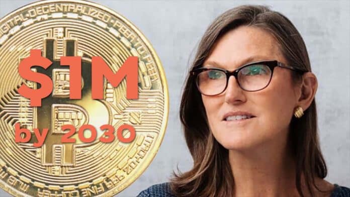 Cathie Wood ทำนายว่า ราคา Bitcoin จะแตะ $1 ล้านดอลลาร์สหรัฐ ภายในปี 2030
