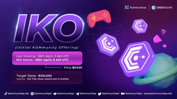 รายละเอียด IKO ของ Kommunitas x Creo Engine