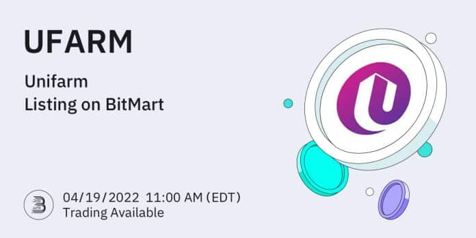 BitMart ลิสต์เหรียญ Unifarm (UFARM) พร้อมคู่เทรด UFARM/USDT