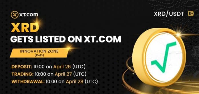 XT.COM ลิสต์เหรียญ RADIX (XRD) พร้อมคู่เทรด XRD/USDT