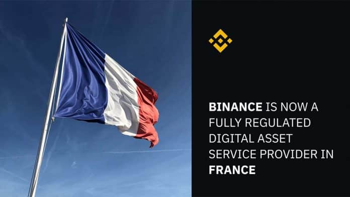 ฝรั่งเศสอนุมัติใบอนุญาตให้ Binance ดำเนินธุรกิจบริการคริปใตในประเทศได้แล้ว