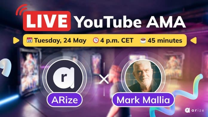 ARize จัดกิจกรรม YouTube Live AMA เกี่ยวกับ Metaverse Art & NFT Gallery