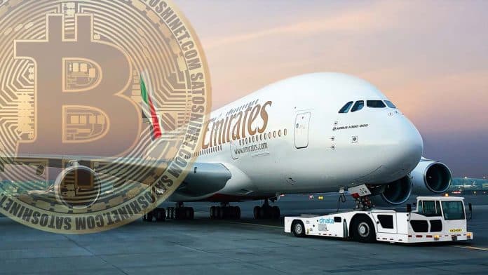 สายการบินเอมิเรตส์แอร์ไลน์ (Emirates) รับชำระเงินด้วย Bitcoin แล้ว