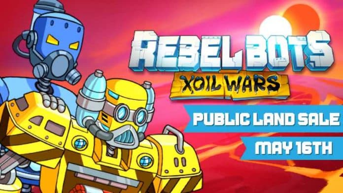 Rebel Bots เกม play to earn แนวการ์ดเกมหุ่นยนต์รบ กำลังจะขาย land sale ในวันที่ 16 พ.ค. นี้