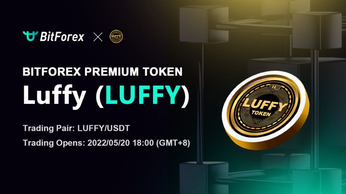 BitForex กำลังลิสต์เหรียญ LUFFY พร้อมคู่เทรด LUFF/USDT ในวันที่ 20 เม.ย นี้