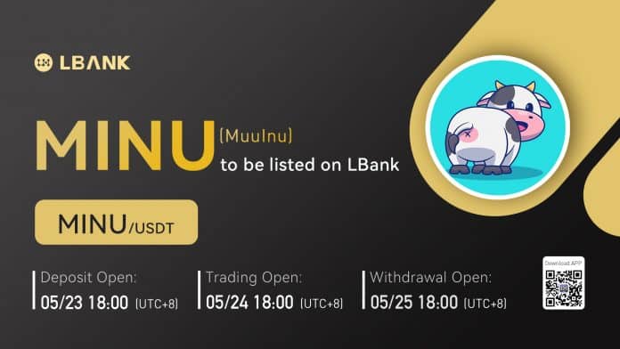 LBank ลิสต์เหรียญ MuuInu (MINU) พร้อมคู่เทรด MINU/USDT