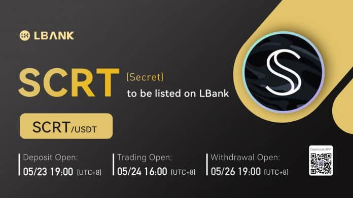 LBank ลิสต์เหรียญ Secret (SCRT) พร้อมคู่เทรด SCRT/USDT