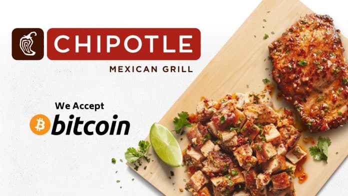 Chipotle ร้านอาหารเม็กซิกันชื่อดัง จะรับชำระเงินเป็นคริปโต ในร้านค้า 3,000 แห่ง ทั่วสหรัฐฯ