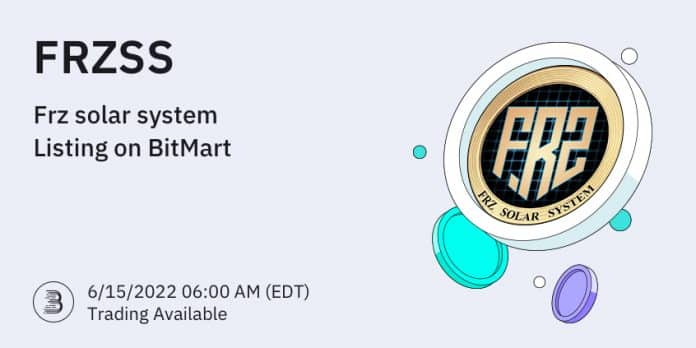 BitMart ลิสต์เหรียญ Frz solar system (FRZSS) พร้อมคู่ FRZSS/USDT