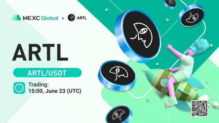 Artlink Coin(ARTL) กำลังลิสต์ขึ้นกระดานเทรด MEXC ในวันที่ 23 มิ.ย. นี้