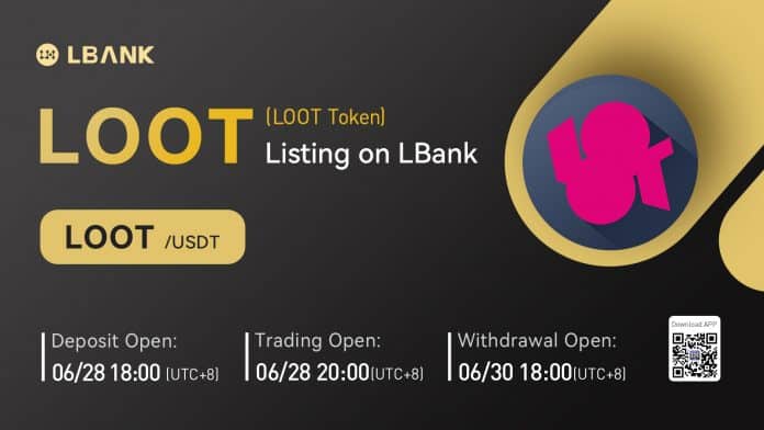 LBank ลิสต์เหรียญ LOOT Token (LOOT) พร้อมคู่เทรด LOOT/USDT