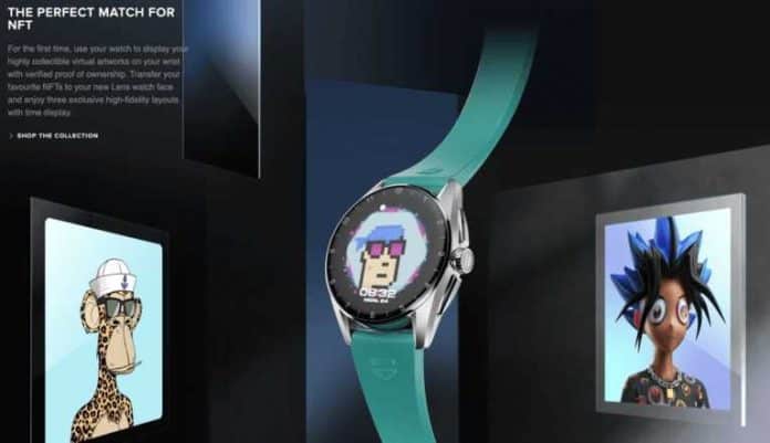 Tag Heuer นาฬิกาสุดหรูของสวิสประกาศฟีเจอร์ NFT สำหรับ Smart Watch