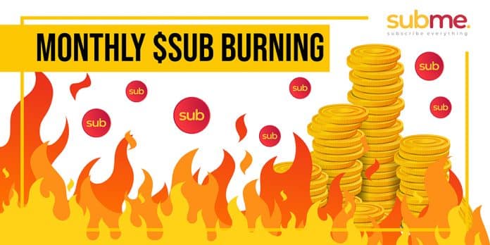 Subme ทำการ Burn เหรียญ SUB ในวันที่ 1 กรกฎาคม นี้!!!