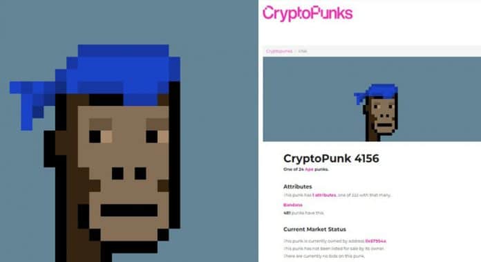 CryptoPunk ขายได้ในราคา 3.3 ล้านดอลลาร์ ท่ามกลางตลาดหมี