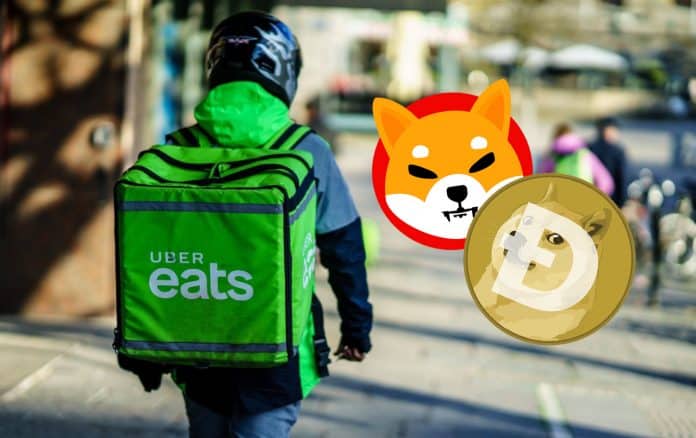 Shiba Inu, Dogecoin ได้รับการยอมรับเป็นวิธีการชำระเงินโดยบริษัทส่งอาหาร Uber Eats