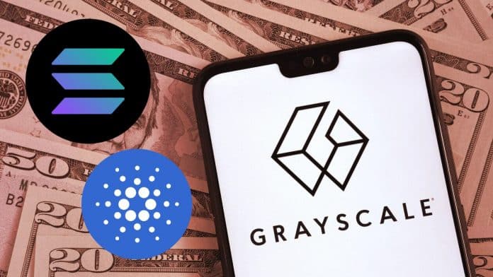 Grayscale ยังคงถือครอง Cardano และ Solana เป็นอันดับต้นๆ ในกองทุน Smart Contract Fund