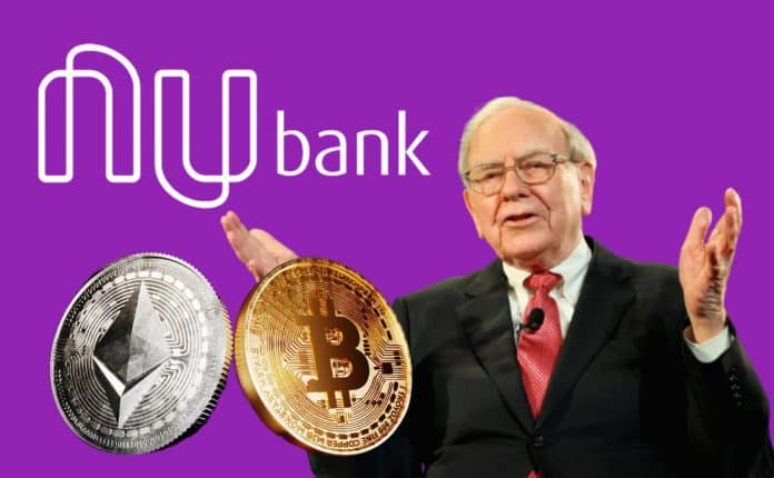 ธนาคารออนไลน์สัญชาติบราซิล Nubank เปิดให้ผู้ใช้ซื้อ BTC และ ETH ได้ผ่านแอพ