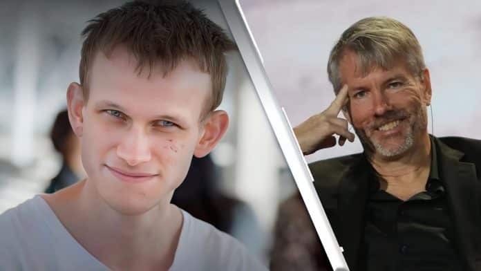 Michael Saylor ถูก Vitalik Buterin ทวีตโจมตีว่าเป็นพวกตัวตลก