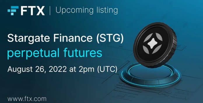 เหรียญ STG (Stargate Finance) กำลังลิสต์ขึ้นกระดานเทรด FTX ในโหมด Futures
