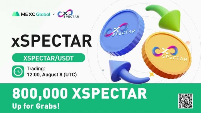 xSPECTAR (XSPECTAR) กำลังจะลิสต์ขึ้นกระดานเทรด MEXC พร้อมกิจกรรมที่มีเงินรางวัลกว่า 800,000 XSPECTAR!!