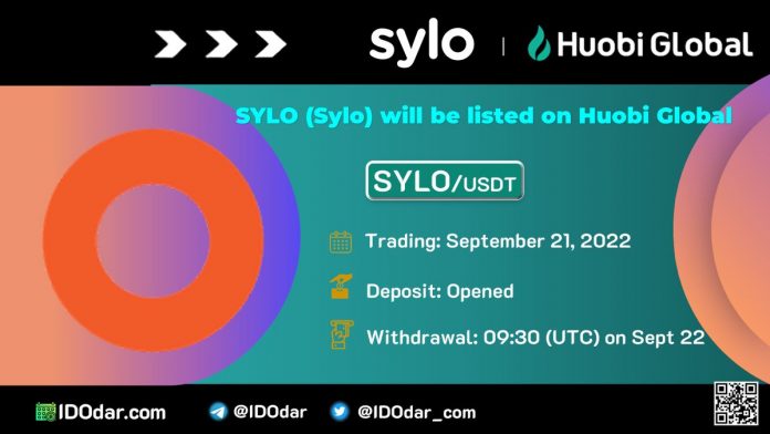 Huobi Global กำลังจะลิสต์เหรียญ Sylo (SYLO) ในวันที่ 21 กันยายน 2022 นี้