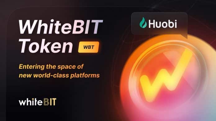 Huobi Global กำลังจะลิสต์เหรียญ WhiteBIT Token (WBT) ในวันที่ 22 กันยายน 2022 นี้