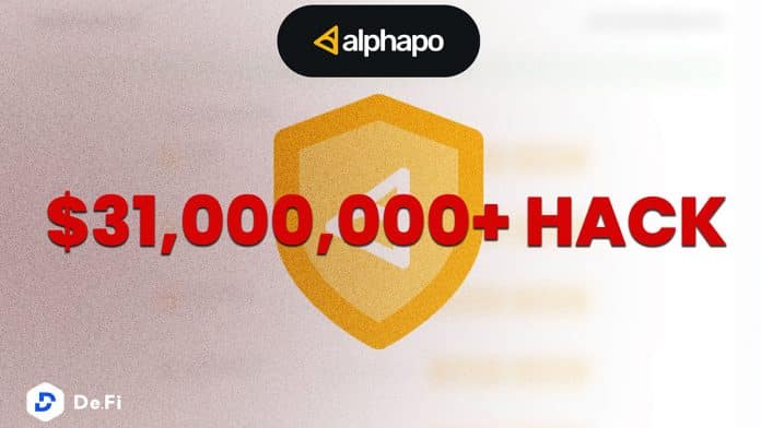 กระเป๋าเงิน hot wallets ของ Alphapo ถูกแฮ็ก สูญเสียมากกว่า $31 ล้านดอลลาร์สหรัฐ