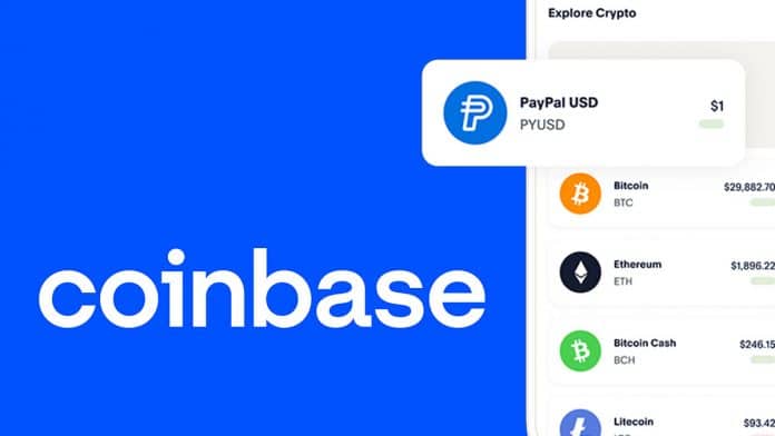 Coinbase ประกาศ ลิสต์ PYUSD เหรียญ stablecoin ของ PayPal แล้ว