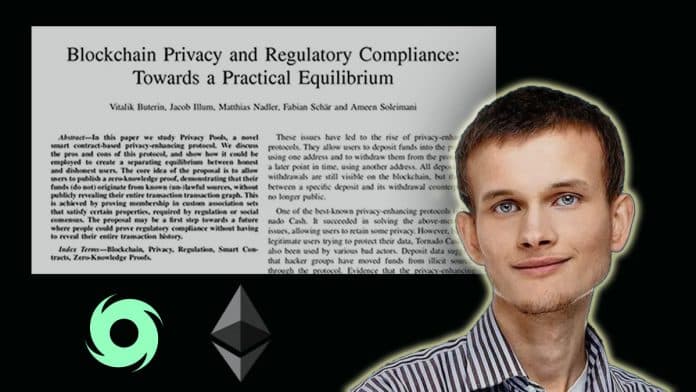 Vitalik Buterin ร่วมเขียนบทความวิจัยโปรโตคอลความเป็นส่วนตัว (Privacy Pools) ที่เป็นมิตรต่อกฎระเบียบทางการเงิน อาจเป็นตัวเลือกแทน Tornado Cash