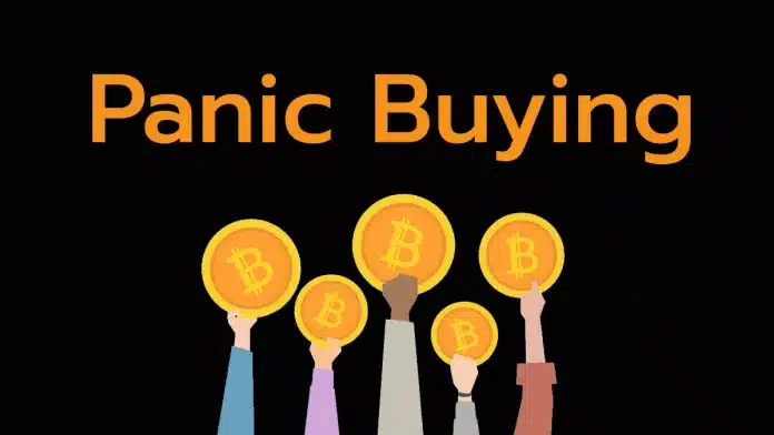 นักลงทุน 'Panic Buying' ตื่นตระหนกซื้อ Bitcoin ผลักดันให้ราคาทะยานขึ้นและมูลค่าตลาดคริปโตทั้งหมดสูงกว่า $1.5T แล้ว
