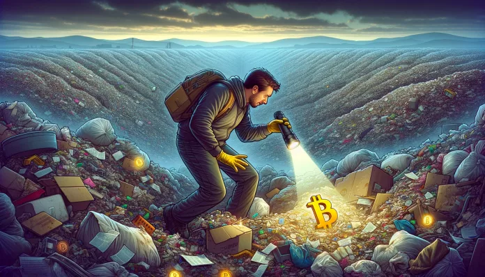 ลุ้นระทึก! ค้นหา Bitcoin 7,500 เหรียญ มูลค่ากว่าพันล้านในกองขยะ